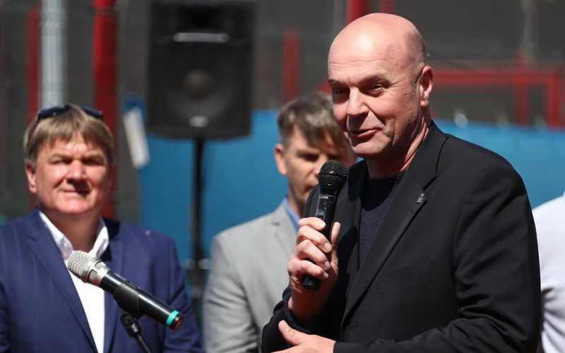 ArchÃv fotó: Szűcs Lajos exelnök, s Juhász Gábor, a korábbi szakmai igazgató, majd fÅ‘titkár